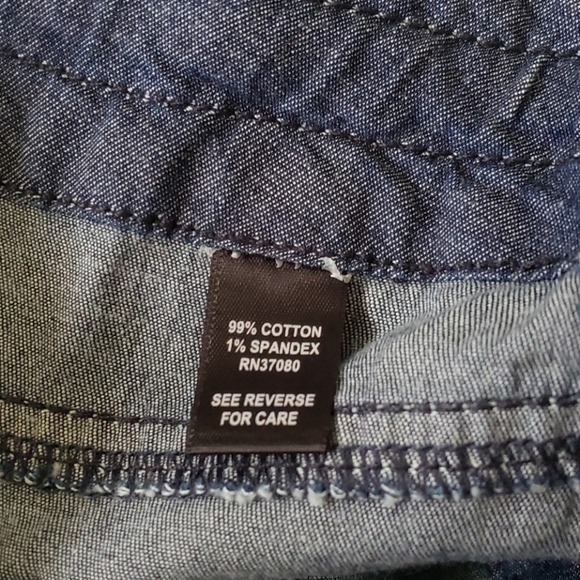 Cato chambray skirt with tie waist NWT - Picture 8 of 8